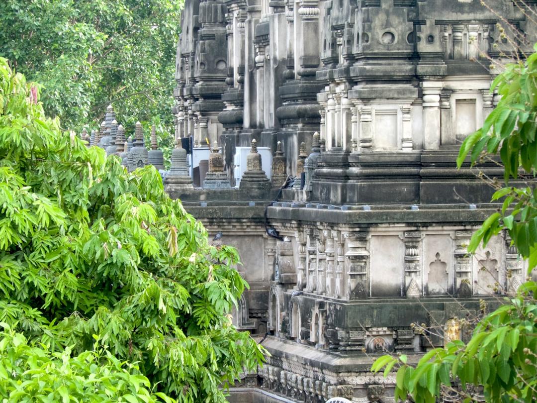 The Mahabodhi Temple at Bodh Gaya, where the Buddha attained enlightenment