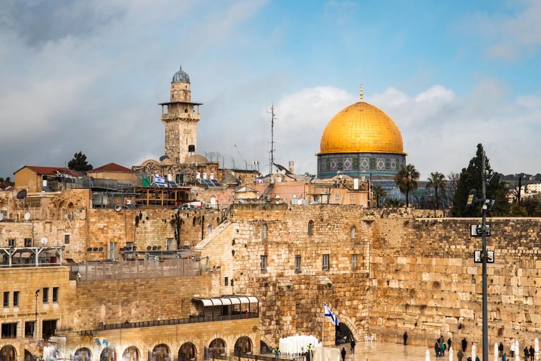 The Western Wall and the Dome of the Rock in Jerusalem's Old City