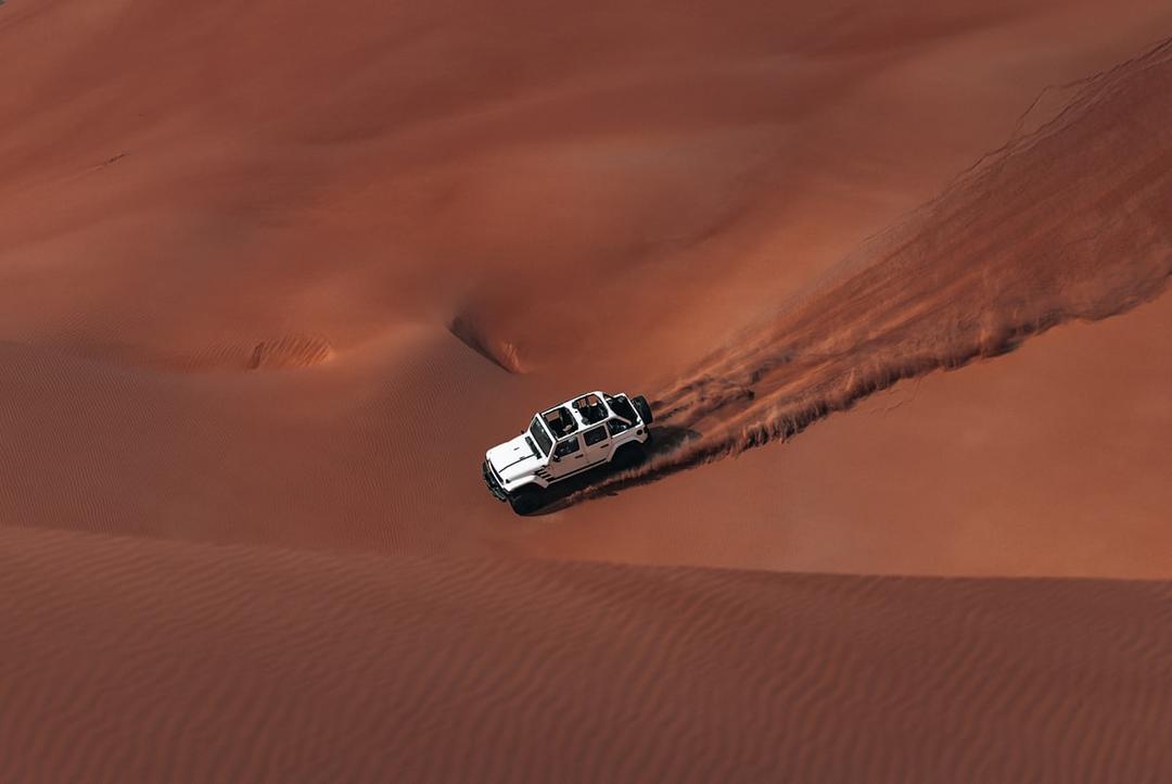 Desert landscape along the Abraham Path in the Middle East