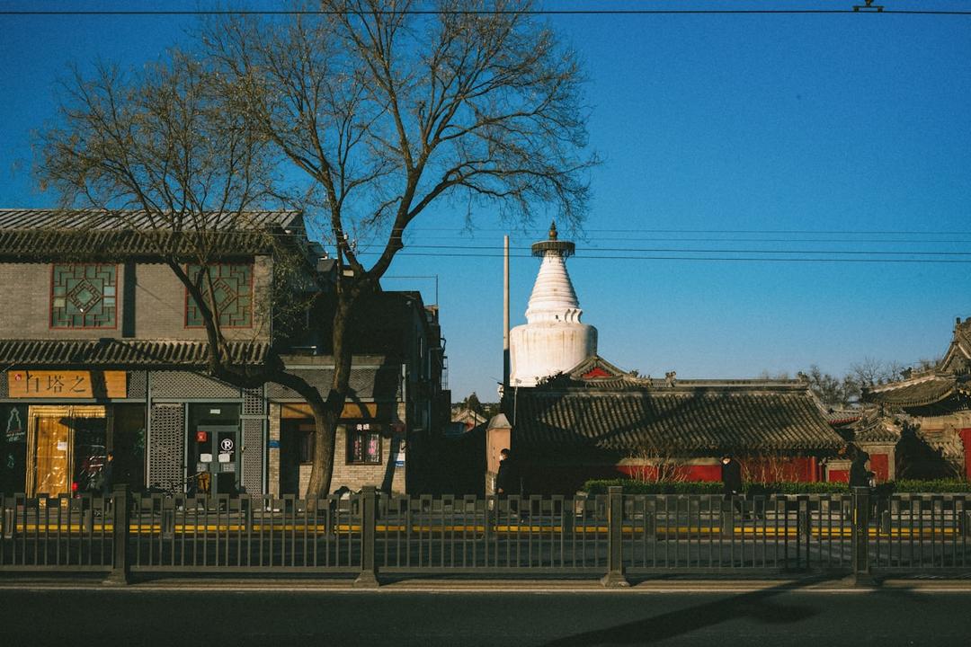 Buddhist pagoda temple evoking Xuanzang's pilgrimage journey from China to India