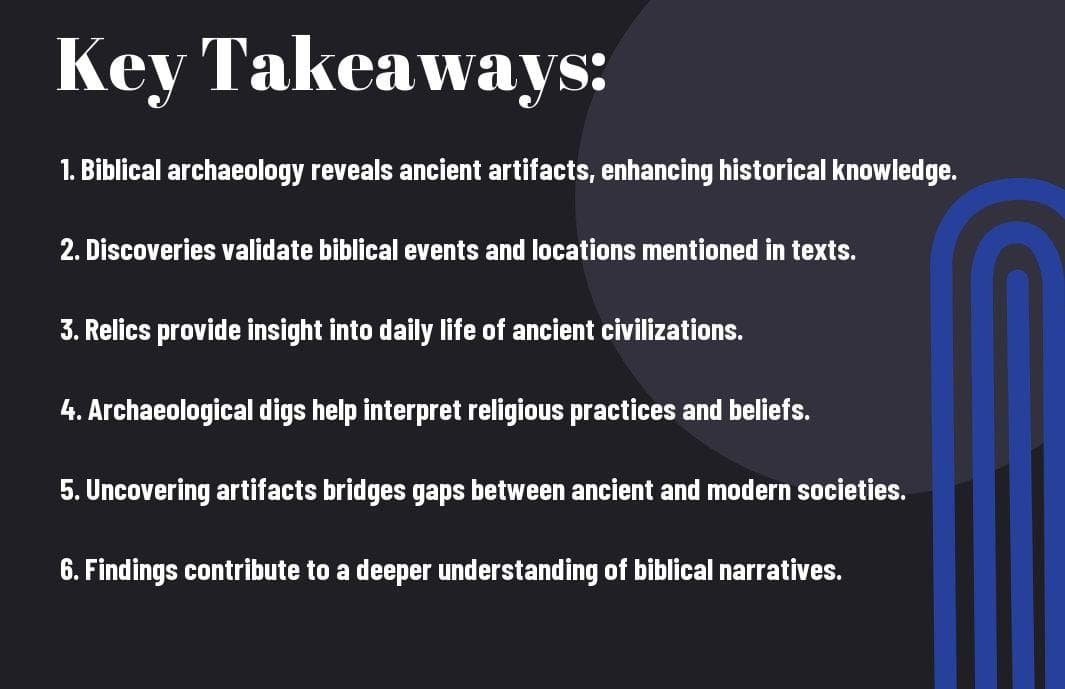 biblical archaeology uncovering rare relics understanding past drl