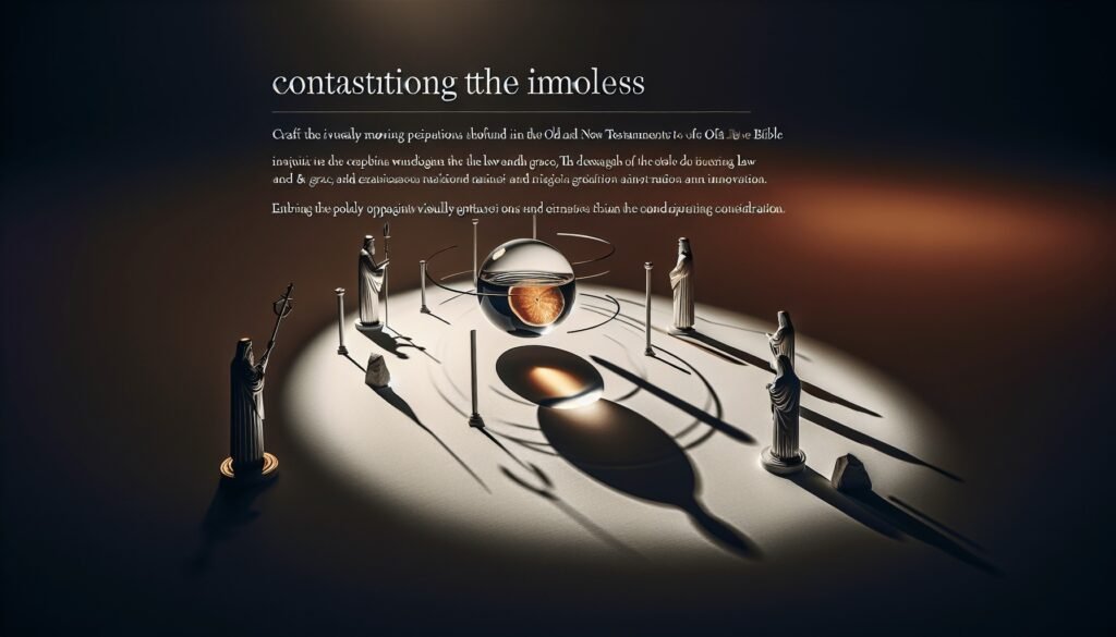 Contrasting Themes in the Old Testament and the New Testament