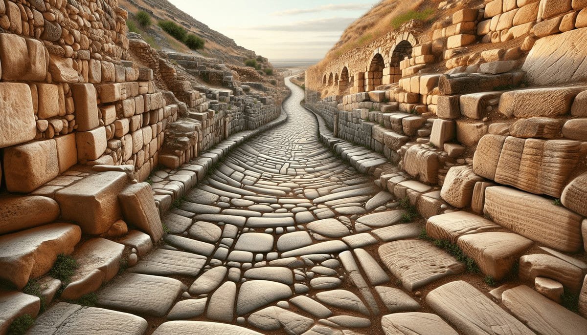 biblical town streets explored and mapped