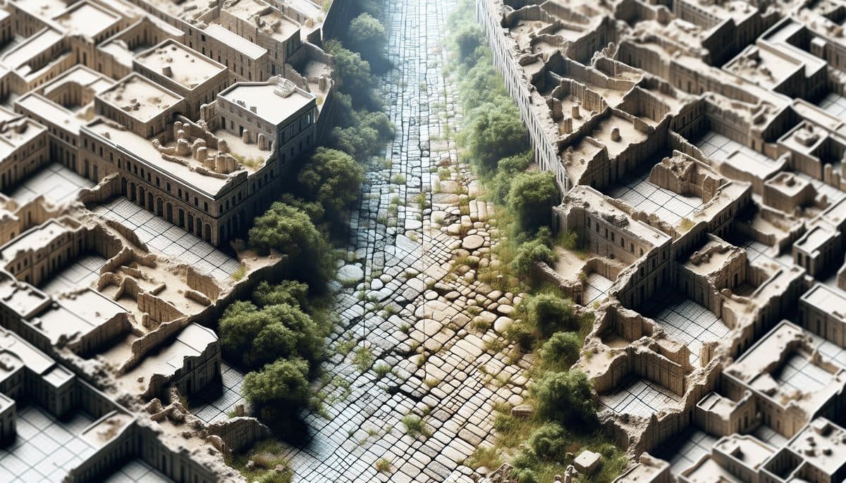 digital mapping uncovers lost biblical city streets