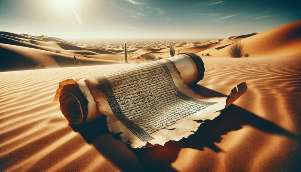 Desert Poetry: An Archive Relic of Faith and Reality