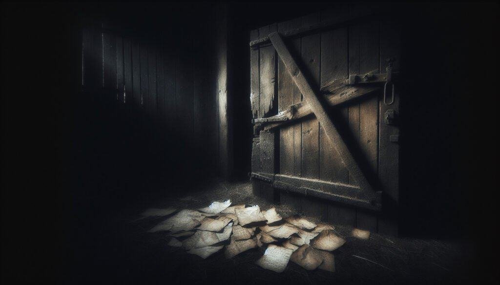 The Haunted Echoes of the Abandoned Stable: Letters from the Past