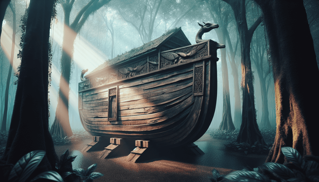 Caretaker’s Glimpse: The Mysterious Winged Figures on the Ark’s Cover Caretaker’s Glimpse: The Mysterious Winged Figures on the Ark’s Cover