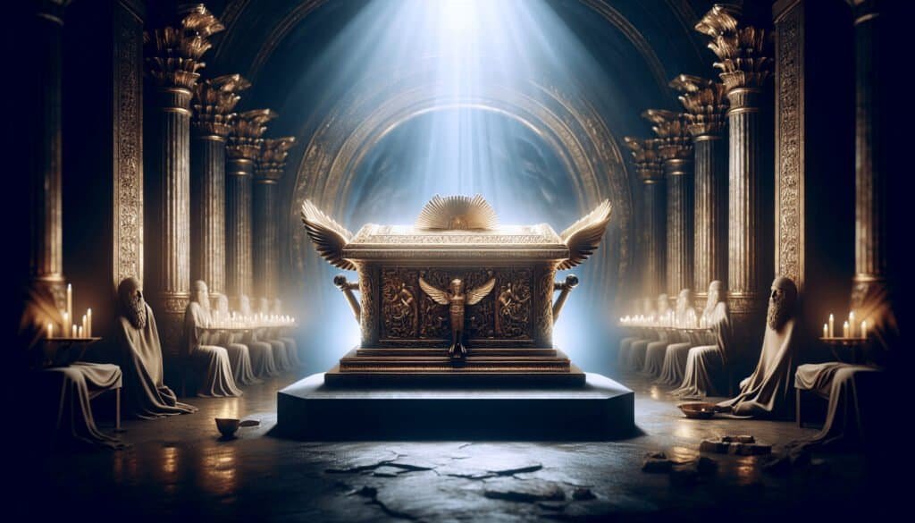 Elderly Levite’s Vision Unveils the Ark in Ceremony