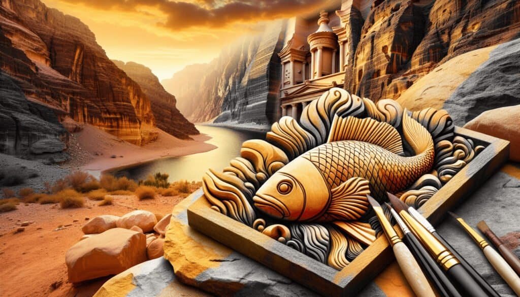 Exploring the Wadi Cliff Fish Carving: Insights from Desert Depths