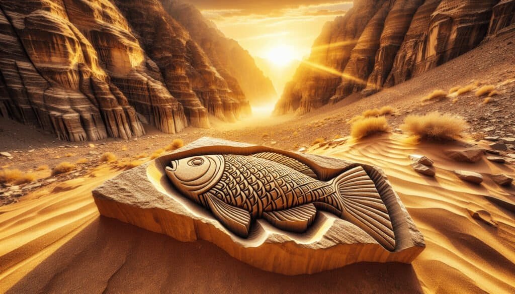Exploring the Wadi Cliff Fish Carving: Insights from Desert Depths